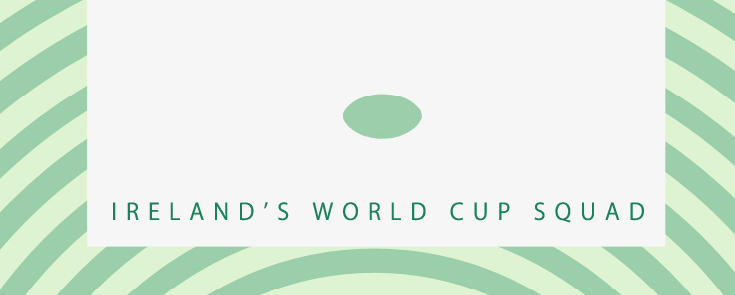 Ireland Rugby World Cup Squad Infographic